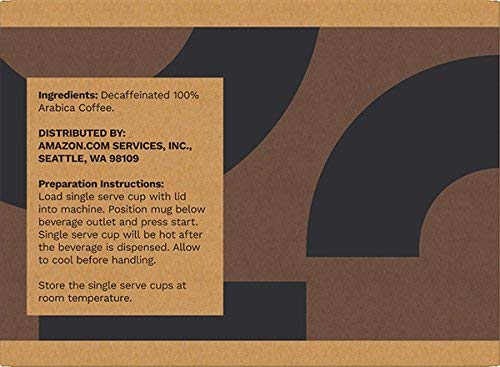 Solimo Decaf Coffee Pods - Breakfast Blend for Keurig 2.0 | 100 Count Light Roast