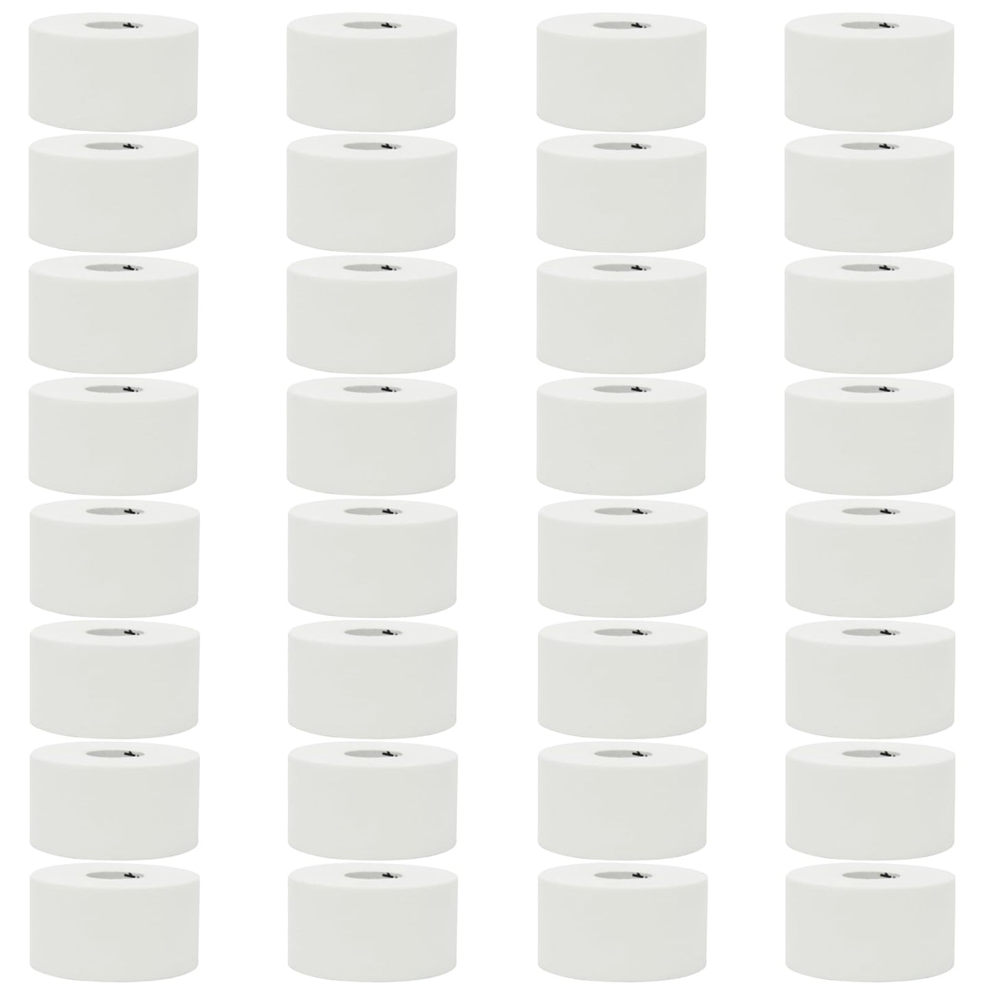 OK TAPE Athletic Sports Tape Bulk(32-Rolls - 480yds Very Strong Tape for Athlete & Sport Trainers & First Aid Injury Wrap, Perfect for Fingers Ankles Wrist on Bat, Hockey Stick - White