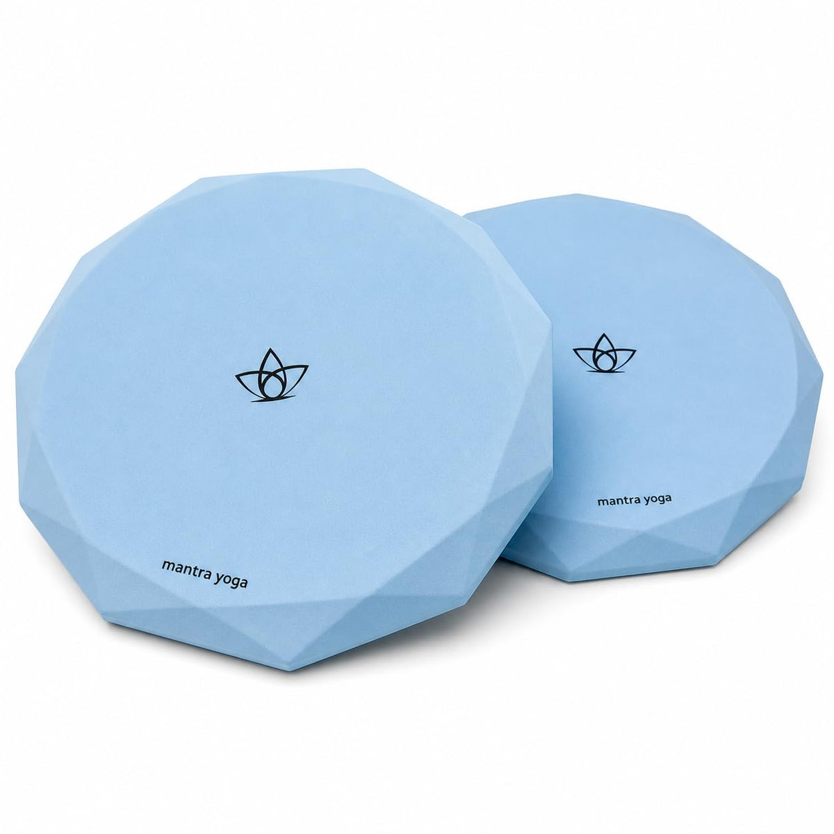 Mantra Yoga Knee Pads (Set of 2) β Extra Thick & Non-Slip Pads for Yoga, Pilates & Fitness β Ergonomic Design for Joint Protection β Lightweight, Portable & Durable Foam