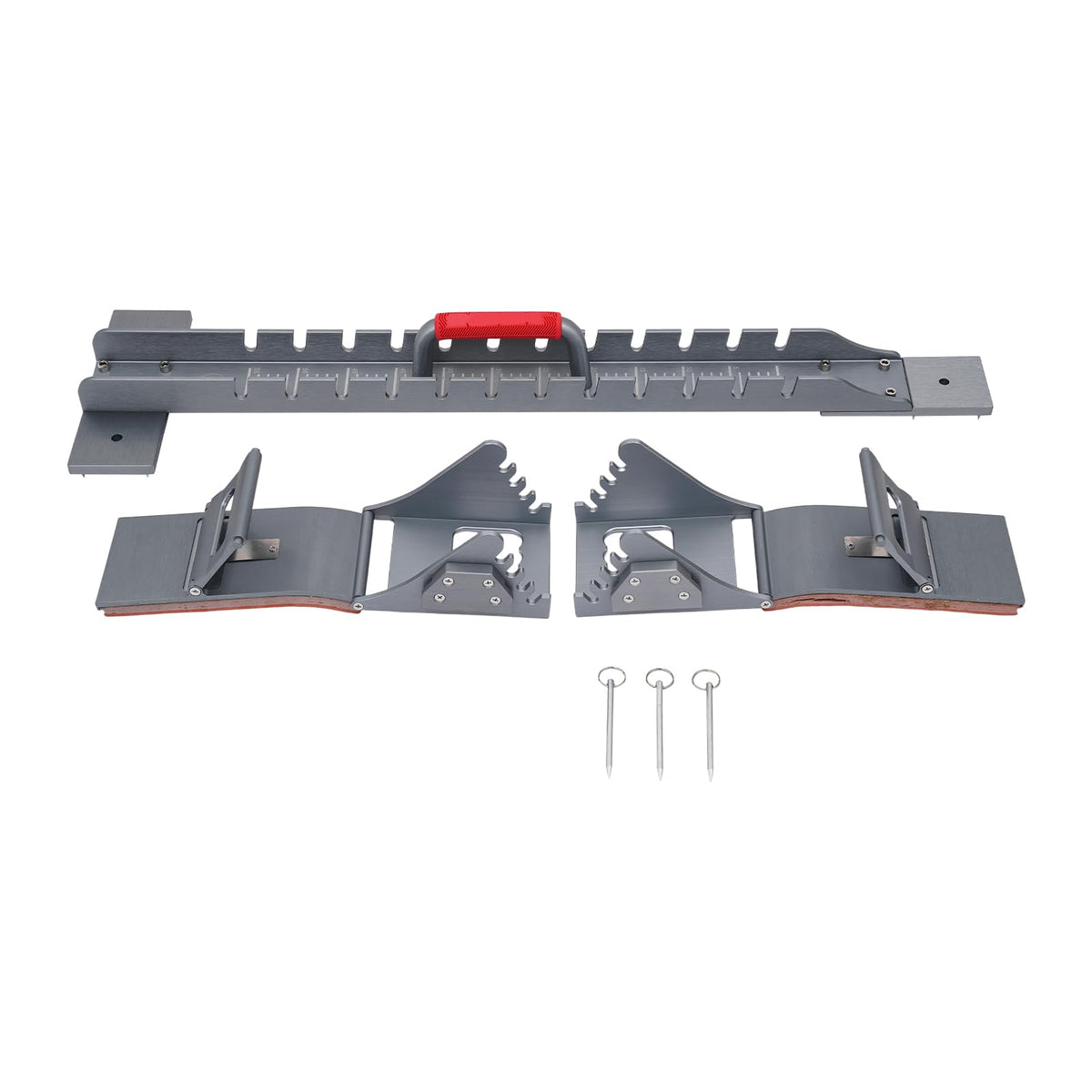 AGULIUM 35'' Starting Blocks Track and Field -Designed for International Competition, 4 Angles Adjustable, Aluminum Alloy Running Track Blocks, Starting Block for Plastic Runway, Cinder Track