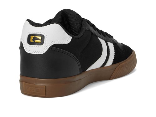 Globe Men's Encore-2 Skate Shoe, Black/White/Tobacco, 8