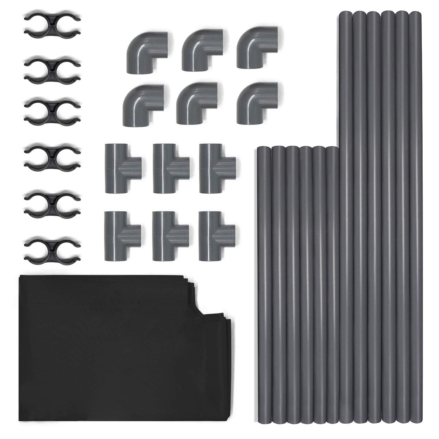3 Panels Safety Barricade 5.8FT Foldable Security Sign Barrier Gate with Heavy Duty PVC Frame High Visibility Caution Symbol Crowd Control Restricted Area Pedestrian Barricade Traffic Fence Black