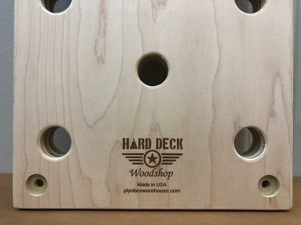 Plyobox Warehouse 12"x24" Climbing Pegboard. New Custom Engraving Options! Climbing peg Board
