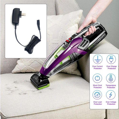 Bissell Replacement Charger - 14.4V Lithium Ion for Pet Hair Eraser Models 2390, 2390A, 2284 & More