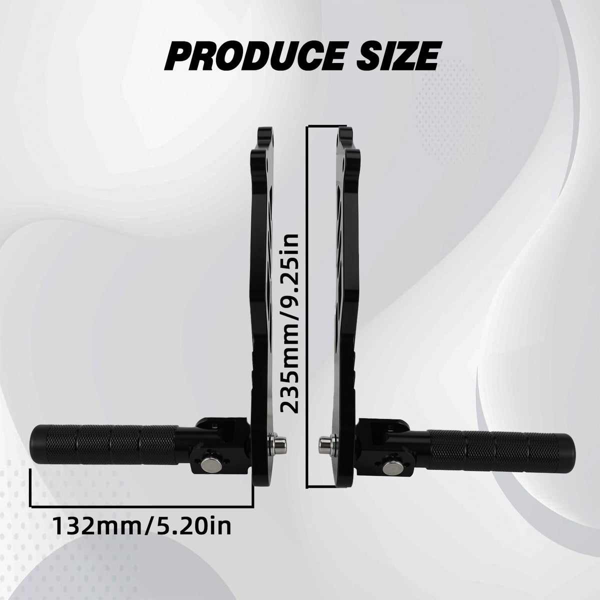 Dirt Bike Rear Foot Pegs Aluminum CNC Passenger Pedal Bracket Rest Footrests for Talaria MX3/MX4/MX5 Electric Dirt Bike Black