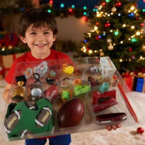 Football Advent Calendar 2025 | 24-Day Countdown with Unique Christmas Surprises for Kids & Rugby Fans