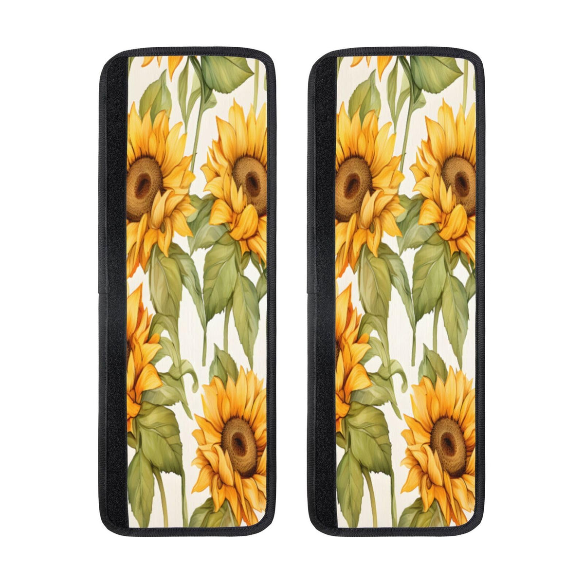 Refrigerator Door Handle Covers Set of 2 - Flower Sunflower - Washable Kitchen Appliance Handle Covers for Microwave Stove Oven Dishwasher Fridge Handle Protector