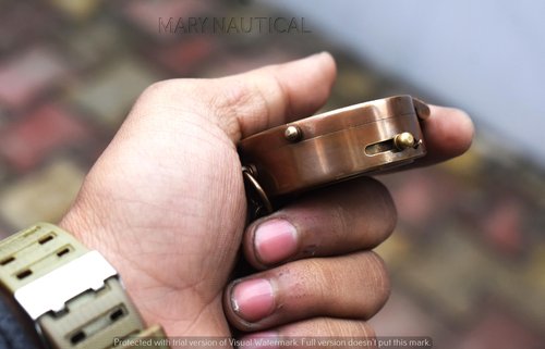 Engraved Brass Compass Gift for Grandson | Sentimental Keepsake for Birthday, Graduation, Baptism, Confirmation from Grandpa & Grandma