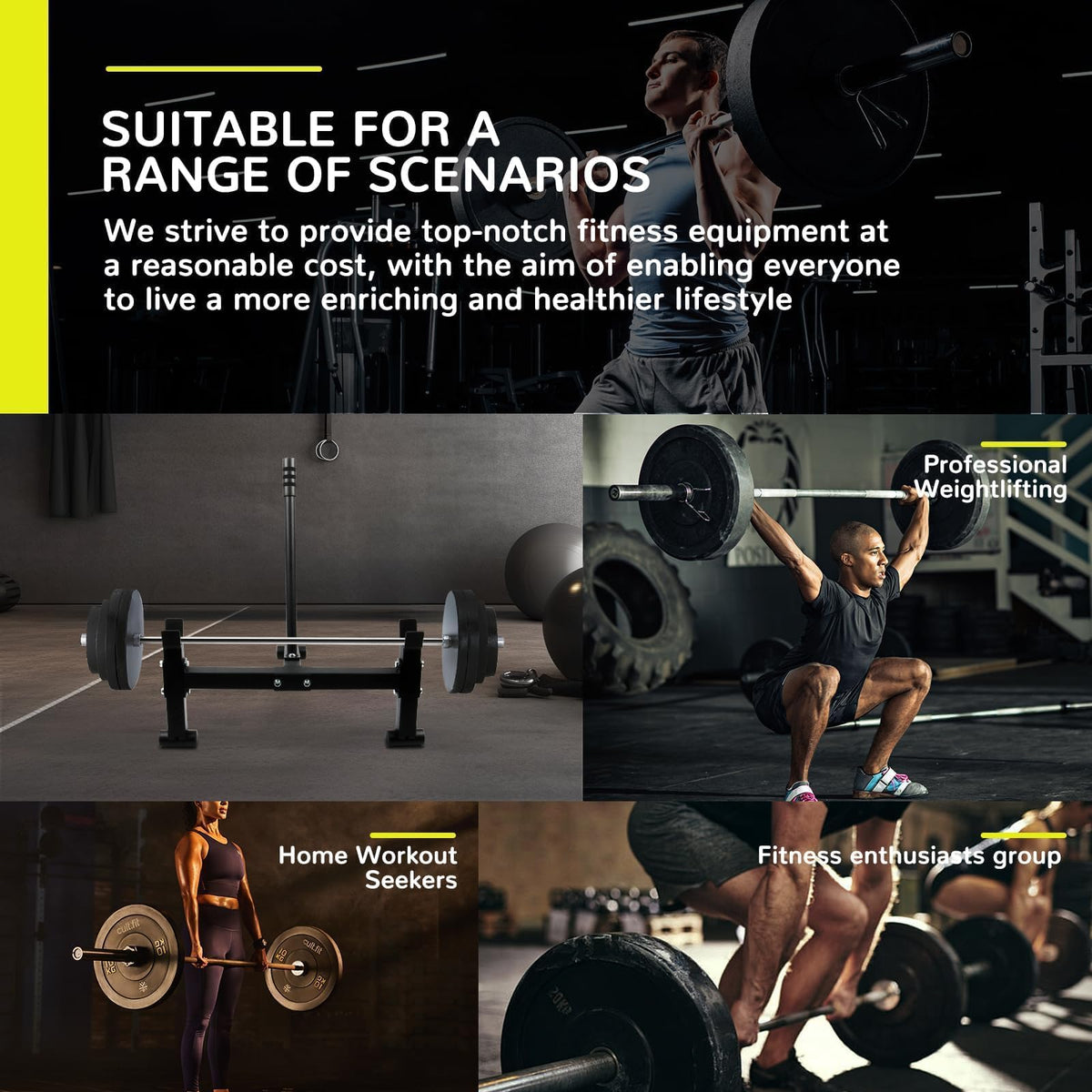 Deadlift Barbell Jack Stand,Anti-Slip Handle Deadlift Stand Home Gym Deadlift Exercises Heavy Duty Barbell Weight Changer Weight Training Equipment, 600lb Capacity(with Slip-Proof Glove)