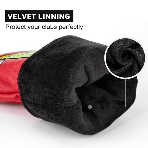 Funny Driver Headcover Mexican Cactus Style Golf Driver Club Head Cover fits for 460cc Golf Gift for Men Golfers