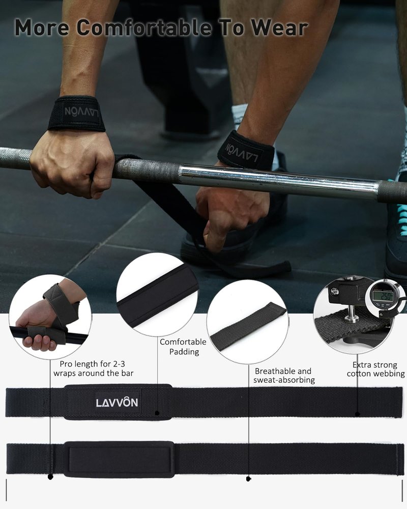 7Pcs-Barbell Pad Set for Hip Thrust - Squat Pad, Bench Press Workout Foam Weight Lifting Bar Cushion,Gym Accessories for Women with Bar Bad,with Gym Ankle Straps,Hip Resistance Bands,Lifting Strap (Black)