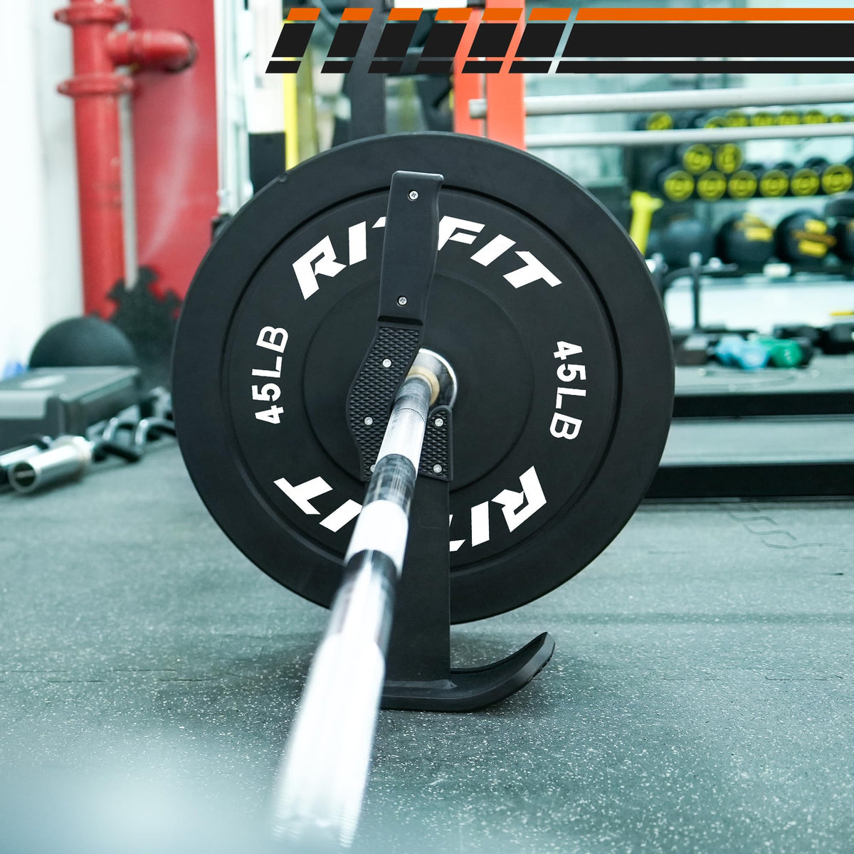 RitFit Deadlift Jack/Barbell Jack Unload 660LB Barbell Stand with Non-Slip Handle and Base, Perfect for Deadlift and Powerlifting