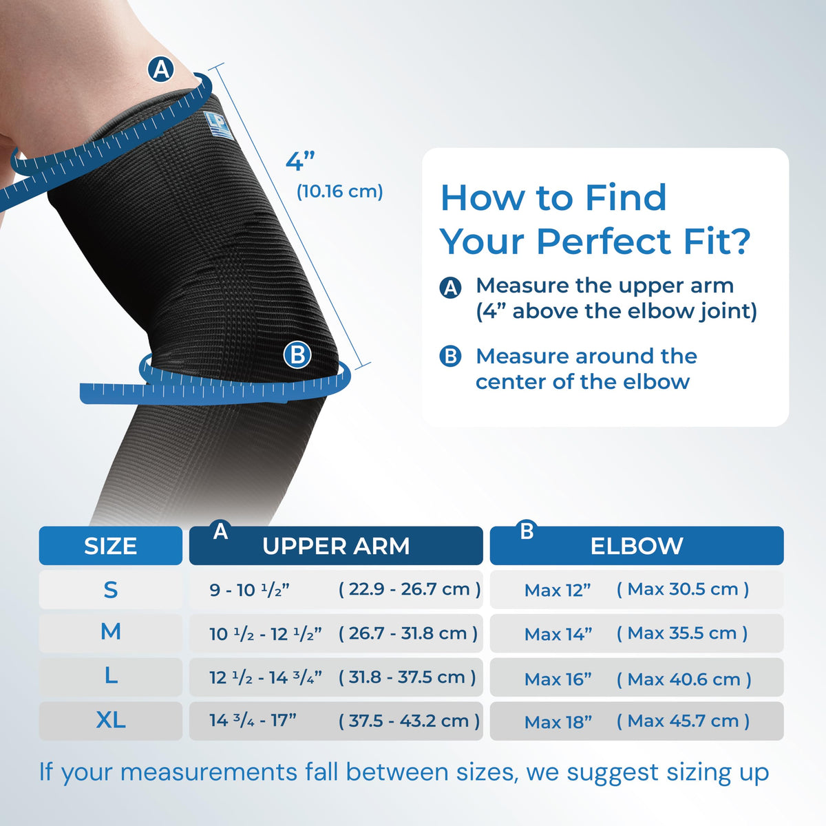 LP SUPPORT 668 Compression Elbow Sleeve - Arm Sleeve for Workouts, Sports & Weightlifting - for Golf and Tennis Elbow Brace for Men & Women (Black, M, 1pcs)