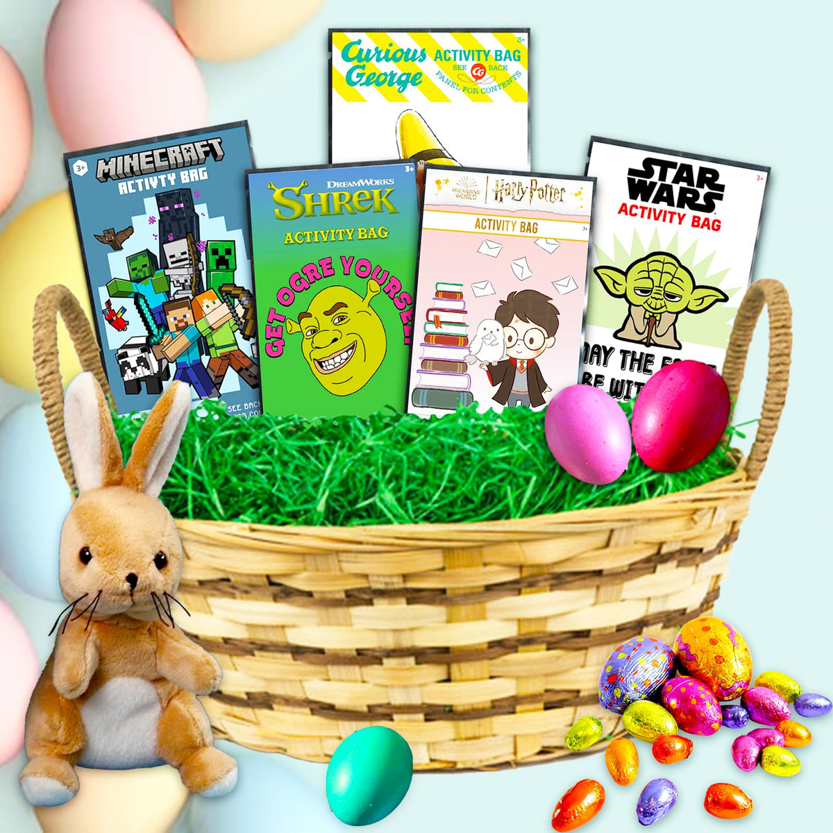 Peanuts Charlie Brown Mini Party Favors Set for Kids - Bundle with 24 Mini Snoopy Charlie Brown Play Packs with Coloring Pages, Stickers and More | Snoopy Birthday Party Supplies