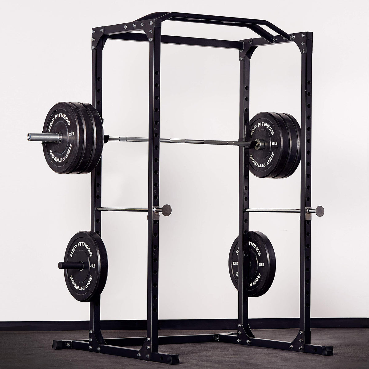 REP 5 LB Pair Black Bumper Plates – Black Low Odor Rubber Olympic Plates For Strength, Conditioning, and Weightlifting