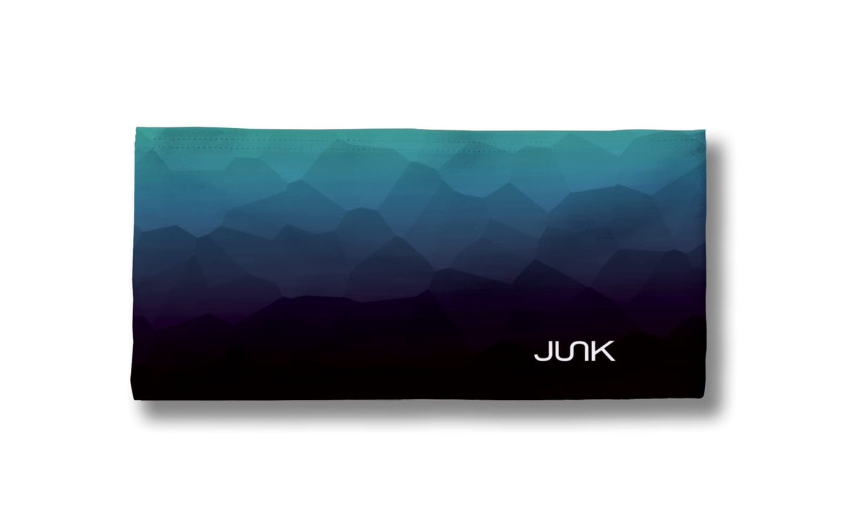 JUNK Brands Big Bang Lite Headband - Moisture-Wicking, Performance Fabric, Non-Slip, Sports Sweatband for Men & Women - One Size - Mistly Mountains