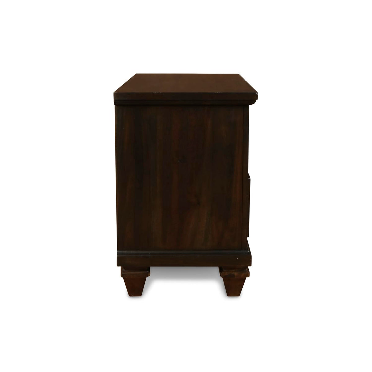 New Classic Furniture Sevilla Wood 2-Drawer Nightstand, Walnut