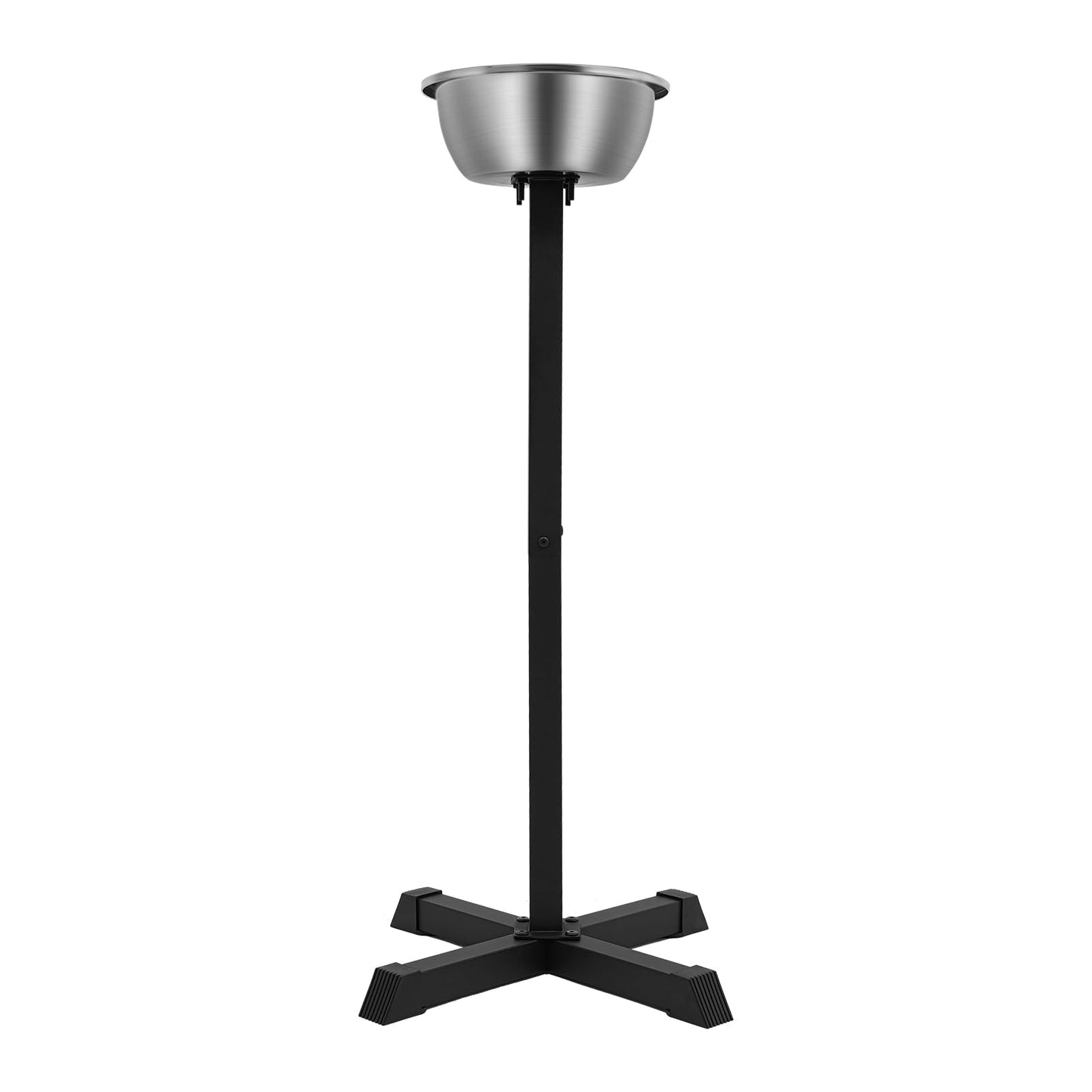 Netcoin Portable Gym Chalk Stand, Freestanding Chalk Holder with Stainless Steel Bowl, Gym Chalk Holder Bucket for Gymnastics Weight Lifting Climbing Accessories