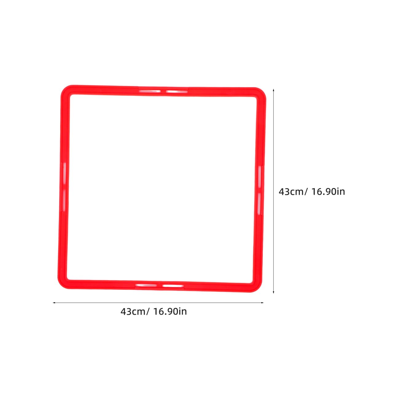 Mipcase 6pcs Square Agility Rings, Footwork Speed Training Rings Soccer Training Equipment for Agility Workout