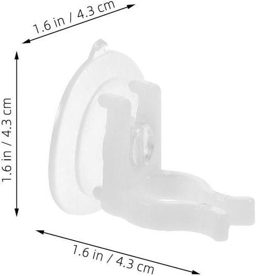 Cabilock 6-Piece Window Candle Suction Cups | Flameless Taper Candle Holders for Holiday Decor