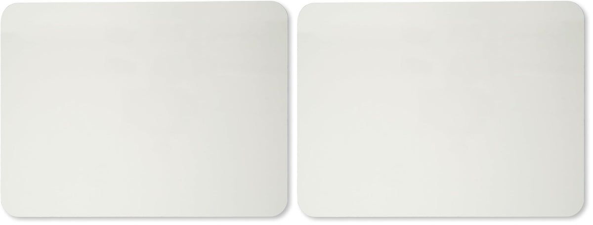 Charles Leonard Dry Erase Lapboard, 9 x 12 Inches, Masonite, One Sided, Plain White, 1 Each (35100) (Pack of 2)