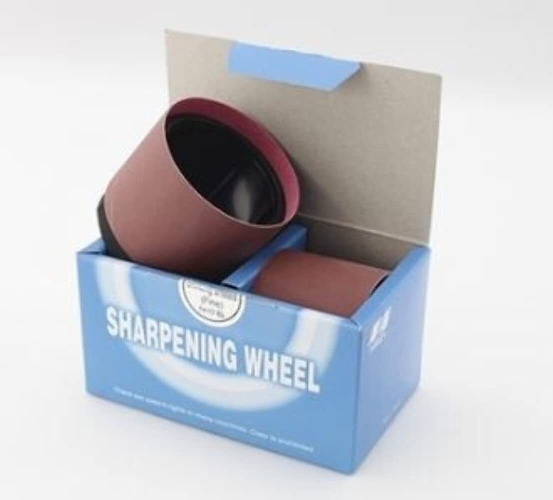 NIREY GR-2185B Knife Sharpener Belt ON Wheel, Medium (Pair)