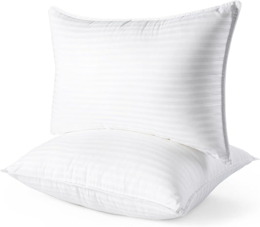 Viewstar King Size Bed Pillows - Set of 2 Hotel Collection Down Alternative for All Sleep Positions
