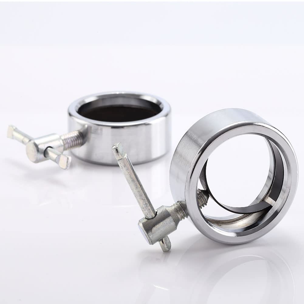 Barbell Collars, 2inch Barbell Collar Clips,Pair of Stainless Steel Barbell Clamp Clips for Weightlifting Fitness Workout Training