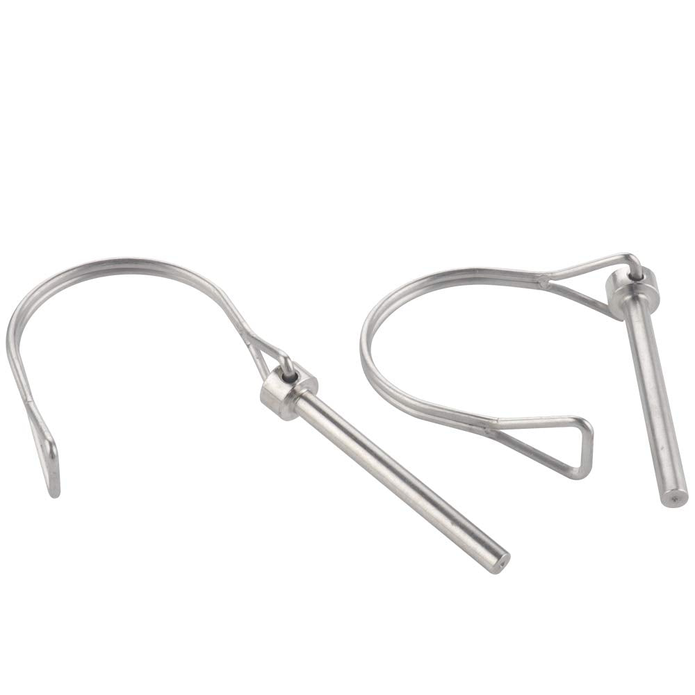 4 Pack Safety Coupler Pin 0.197" x 1.97"(5mm x 50mm), Full Marine Grade 316 Stainless Steel Heavy Duty Shaft Locking Pin