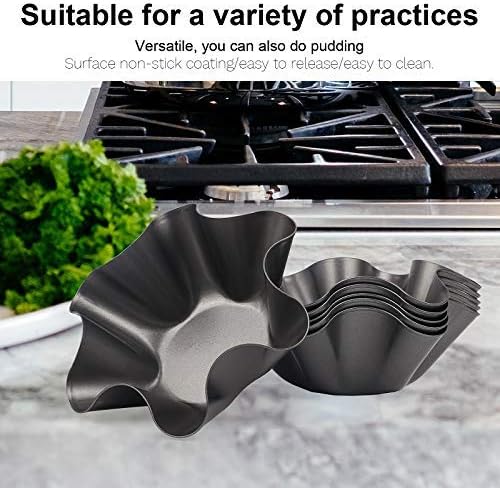 RUVINCE Tortilla Bowl Maker - Nonstick Taco Shell Set of 8 | Perfect for Salads and Dips