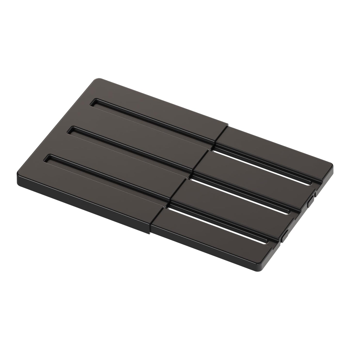 Booche Adjust-A-Shelf Locker Shelf, Extends to Fit Your Locker, Easy to Use, Perfect for School, Office, Gym, (1, Black)