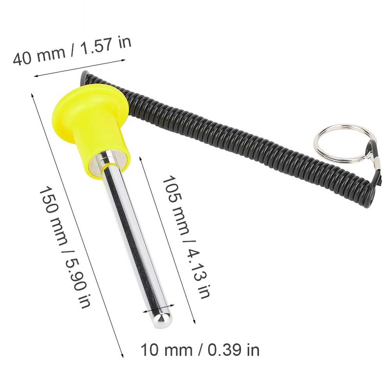 Weight Stack Pin, Universal Magnetic Weight Machine Pin Replacement with Pull Rope for Home Gym Strength Training Fitness Equipment