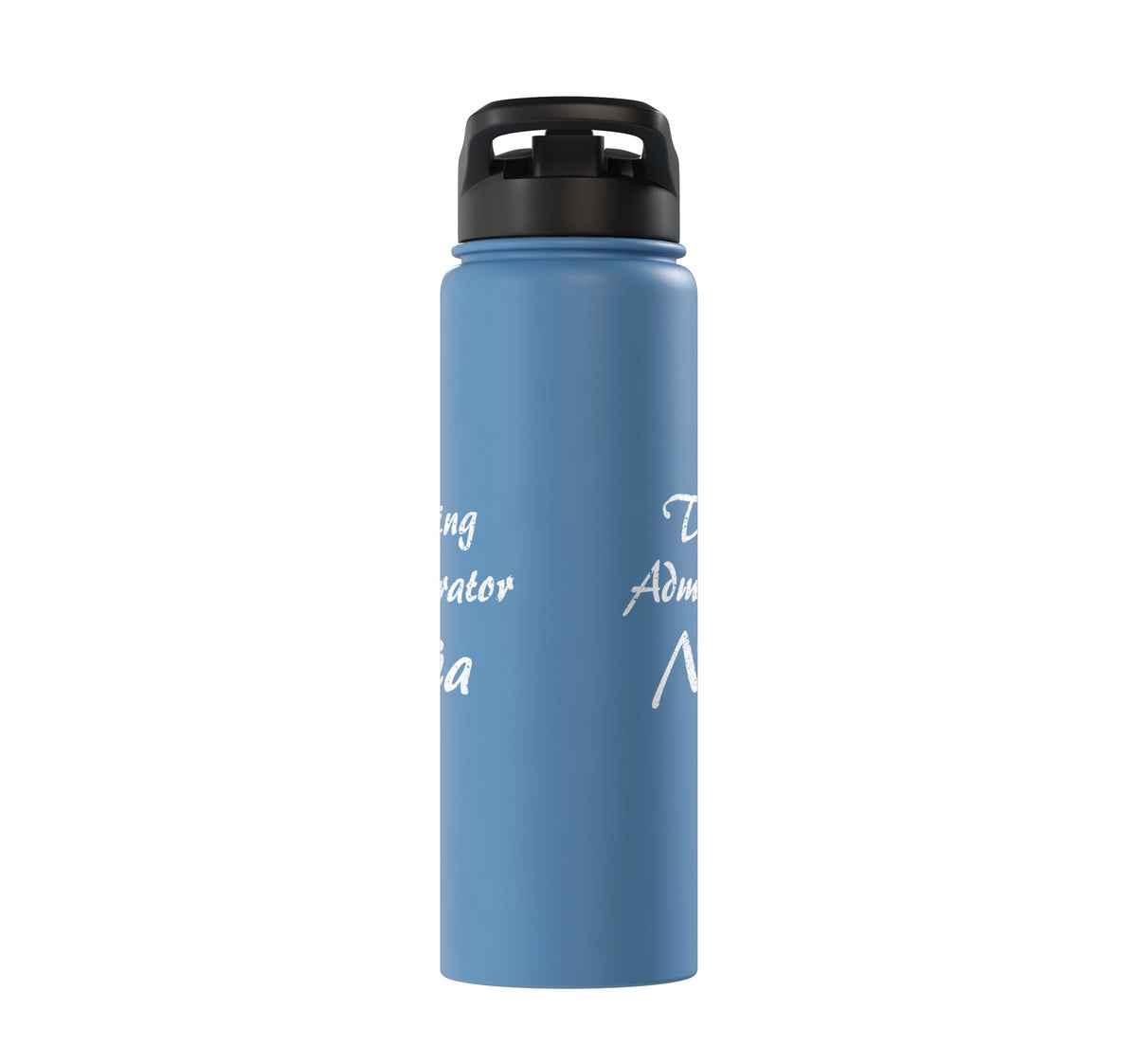 Training Administrator Tshirt Job Occupation Funny Work Stainless Steel Insulated Water Bottle