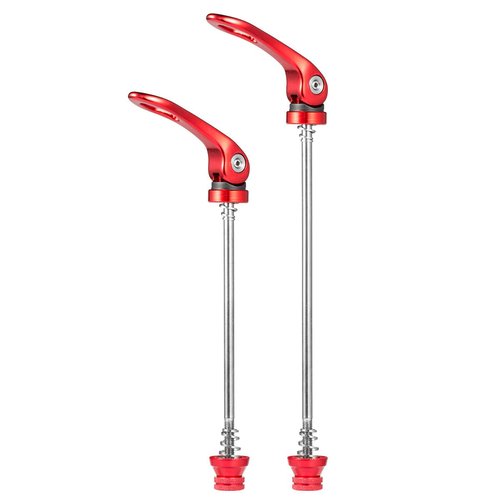 Chooee Quick Release Skewers Front & Rear Set for Mountain Bike,red