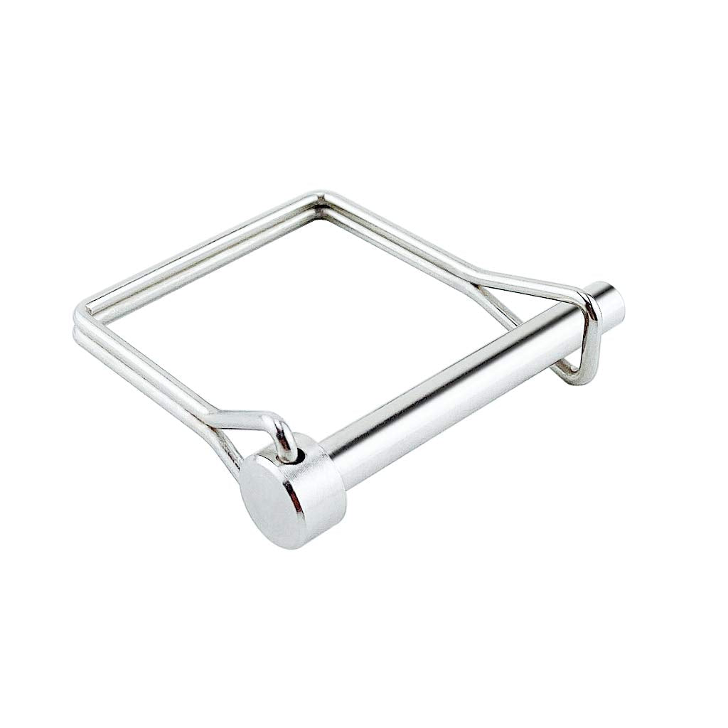 2 Pack Full 316 SS Square Pto Pin, Safety Coupler Pin 5/16" x 2.76"(8mm x 70mm), Full Marine Grade 316 Stainless Steel Heavy Duty Shaft Locking Pin