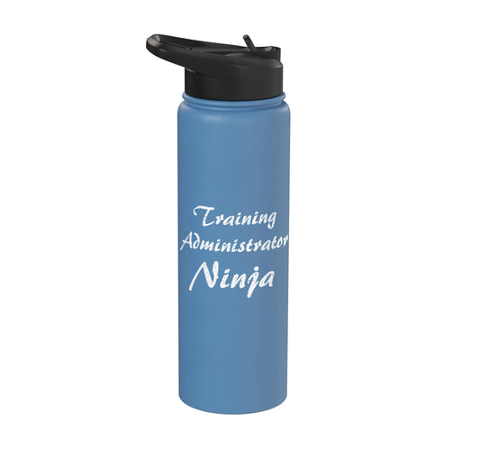 Training Administrator Tshirt Job Occupation Funny Work Stainless Steel Insulated Water Bottle