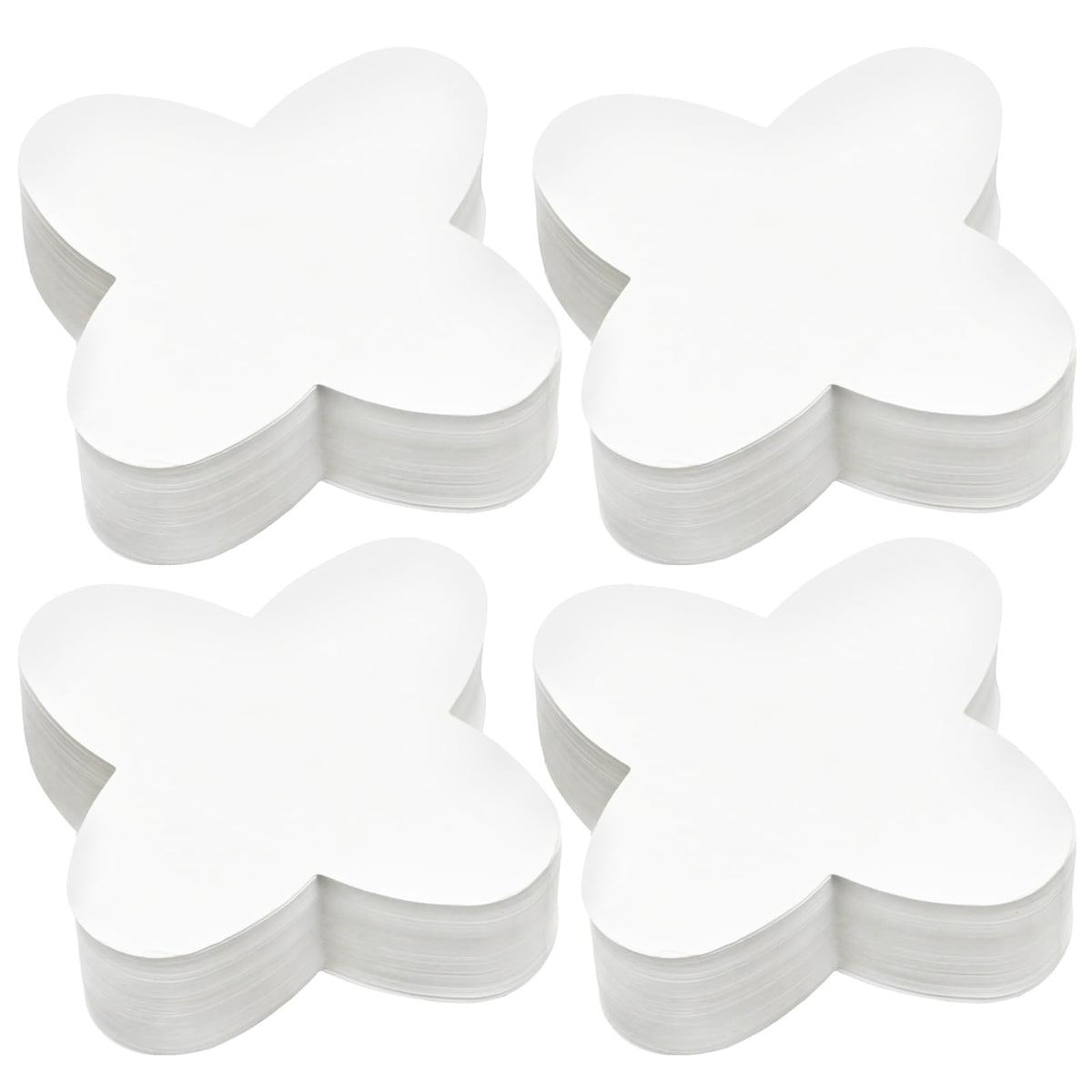 GMAPATS 200Pcs Chocolate Paper Truffle Wrappers, Baking Liners Resistant Chocolate Candy Cups for Valentine‘s Day Gifts, Wedding, Birthday, Baby Shower (White)
