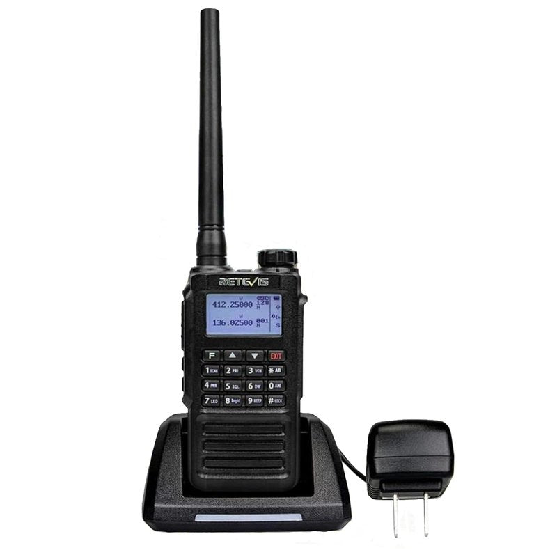 Retevis RT87 2 Way Radio Long Range, IP67 Waterproof 1m/30min,Fully Dustproof, Rugged Two Way radios,Emergency Alarm, 128 Channel, High Power, VOX, Walkie Talkie for Security Outdoor Camping(1 Pack)