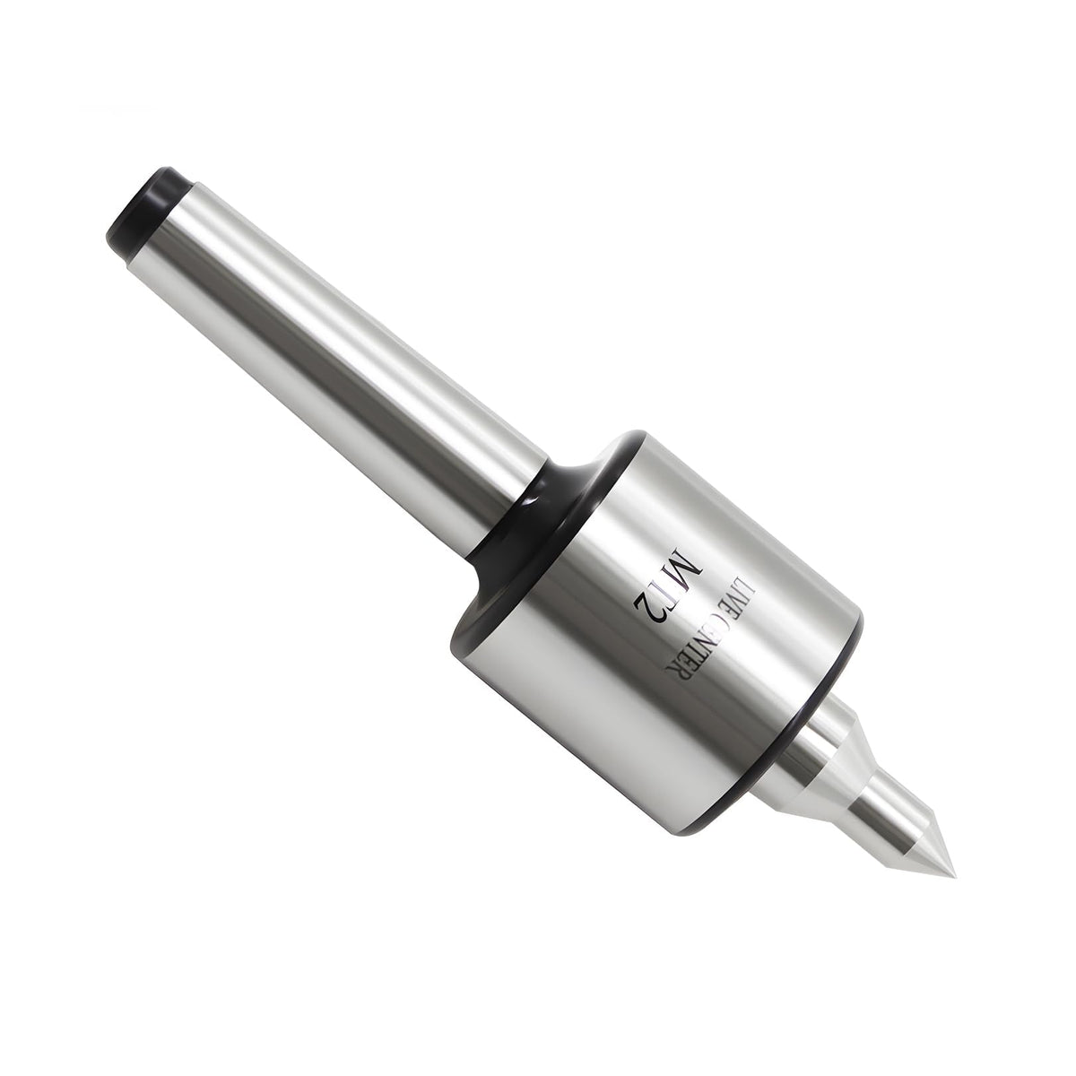 Nakkaa Lathe Center MT2 Live Center 0.0002" High Accuracy 60 Degree with 18mm Shank Diameter for Lathe Wood Metal Turning Tool