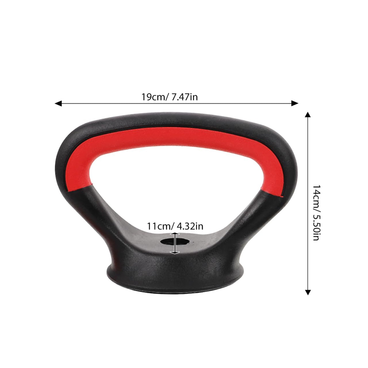 LIOOBO Kettlebell Handle for Dumbbells: Adjustable Kettlebell Grip Attachment for Strength Training, Portable Dumbbell Converter Adapter for Home Gym Workout Fit Adjustable Weights