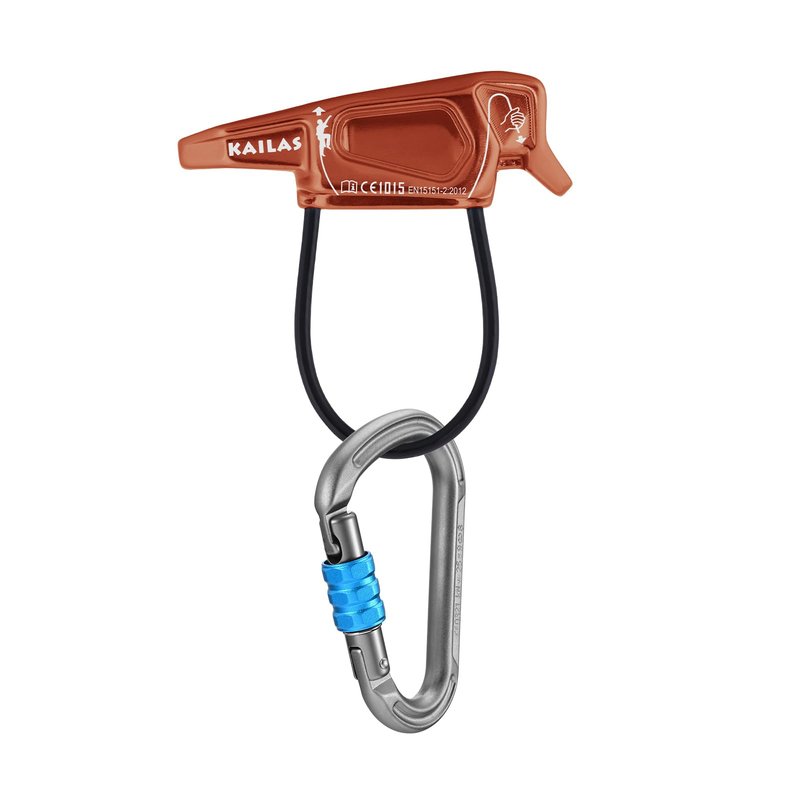 KAILAS Climbing Belay Rappel Device Screwgate Carabiner Sport Gym Rock Climbing Gear Rescue Rope Rappelling Device