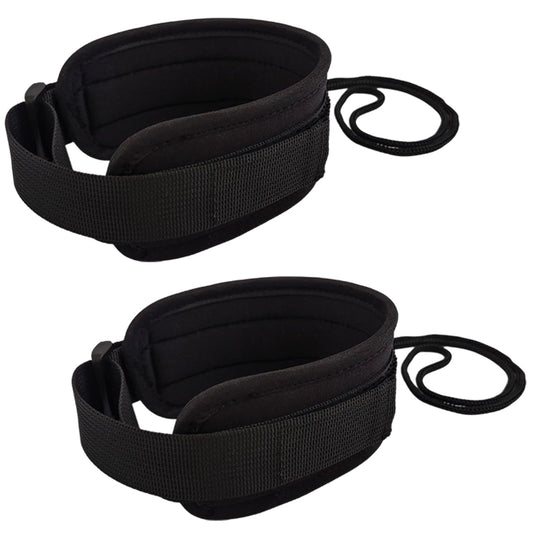 nsgglecher 1Pair Fin Savers, Swim Fin Tethers, Swim Fin Leashes, Ankle Cuff, No Lost Swim Fins While Bodysurfing or Bodyboarding, Suitable for Man and Women