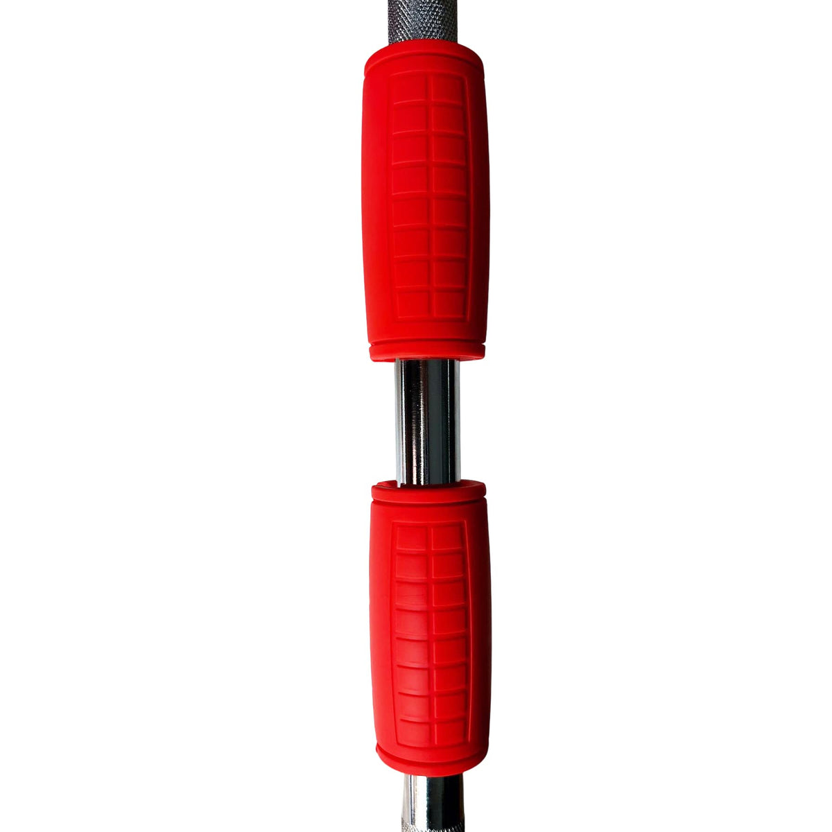 yuhqc Weight Bar Grips Fit Standard Barbell, Dumbell Handles, Thick Bar Training Adapter for Weightlifting & Cable Attachments Fitness Training Rope Grips for Body Arm Forearm Builder Strength(Red)