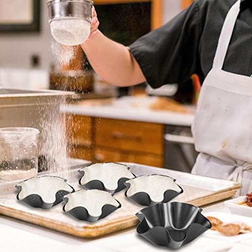 RUVINCE Tortilla Bowl Maker - Nonstick Taco Shell Set of 8 | Perfect for Salads and Dips