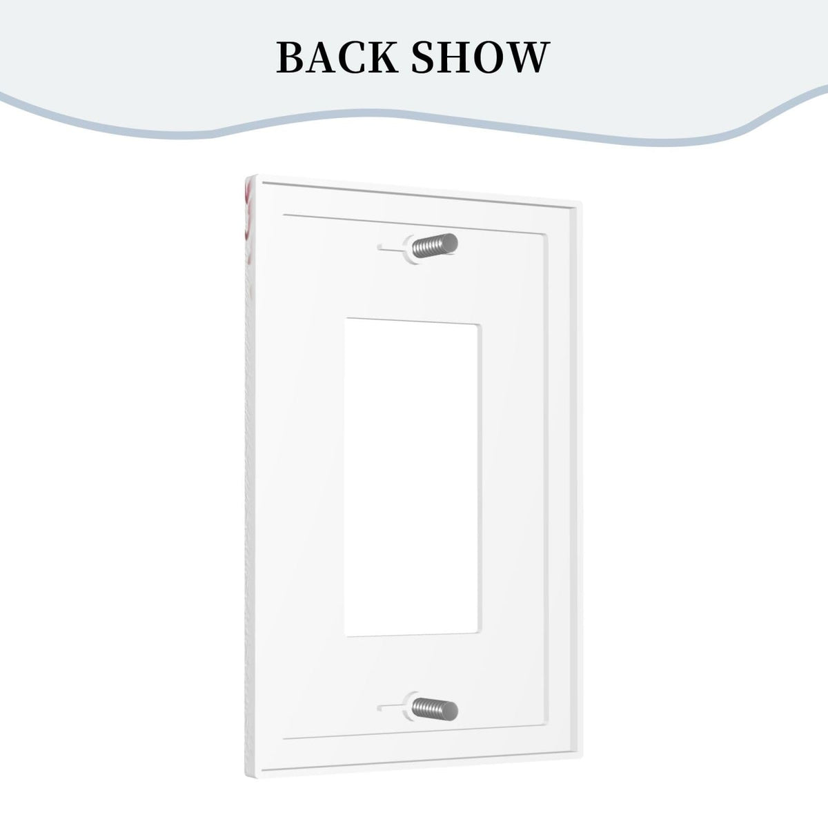 Spshian Outlet Covers Baseball Sports Cool Red White 1 Gang Light Switch Cover Plate Single Rocker Switch plate Covers Decorative Wall Plates Electrical GFCI Receptacle for Bathroom Bedroom Decor
