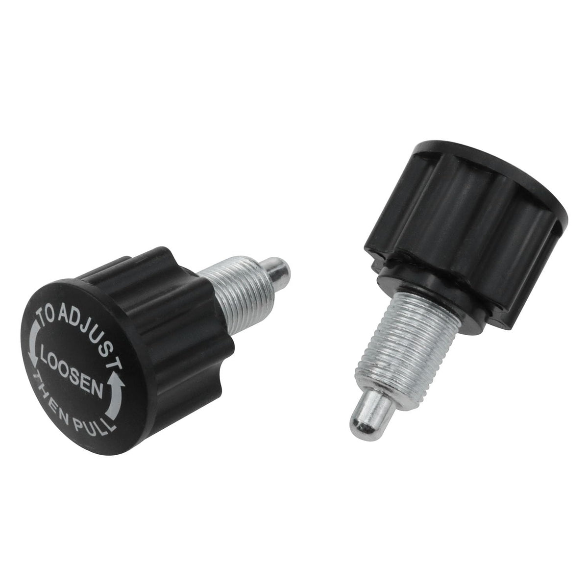 Zangc M18 pop-Out pin knob Pull pin Spring knob for Exercise Equipment Bicycle Equipment Exercise Bike Replacement Parts Black 2PCS (M16)