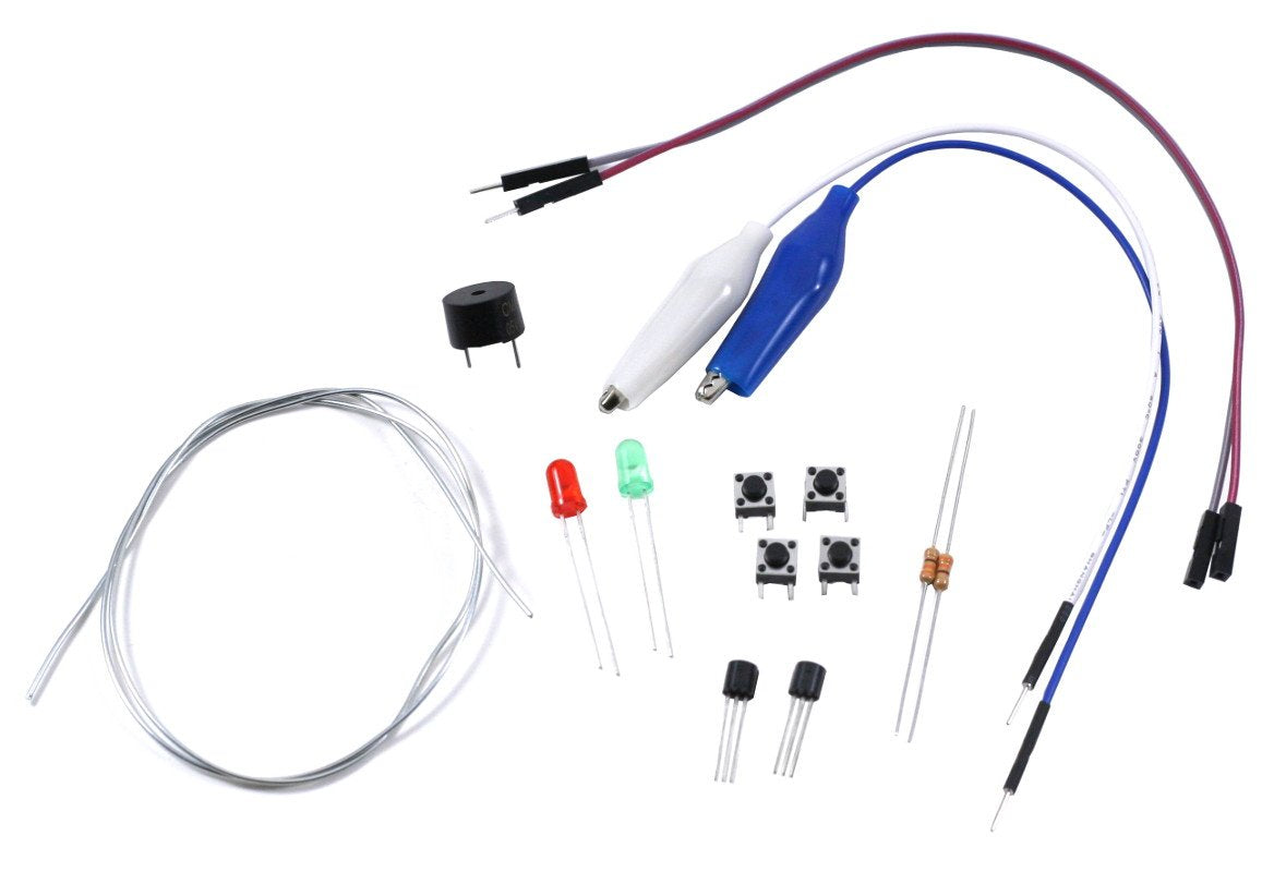 BusBoard Prototype Systems Junior Genius Kits - Blinky Lights Expansion #3 - Buzzer & Buttons [JRG01-EXP3]