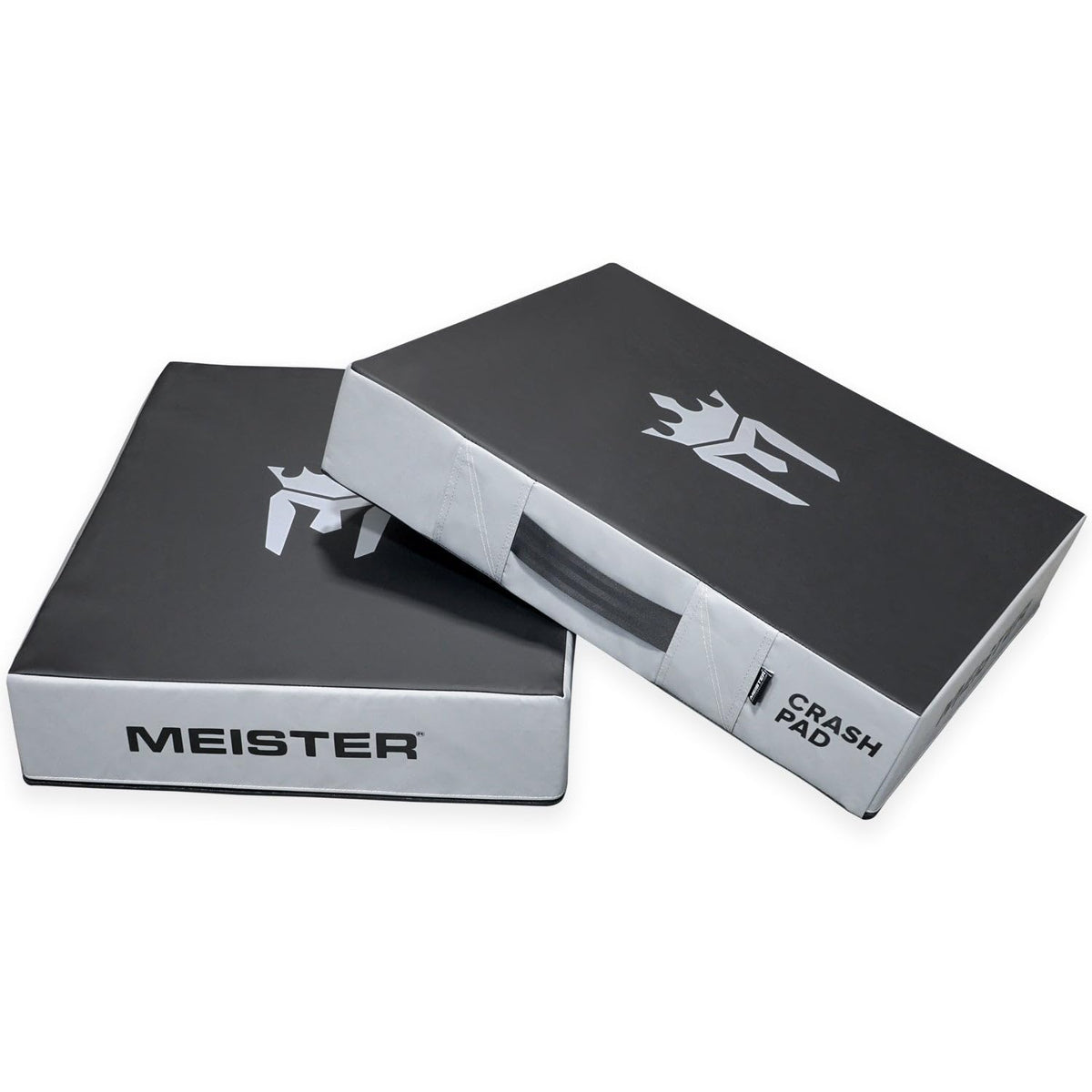 Meister Crash Pad Weight Lifting Drop Pads - Black/Gray (Pair)