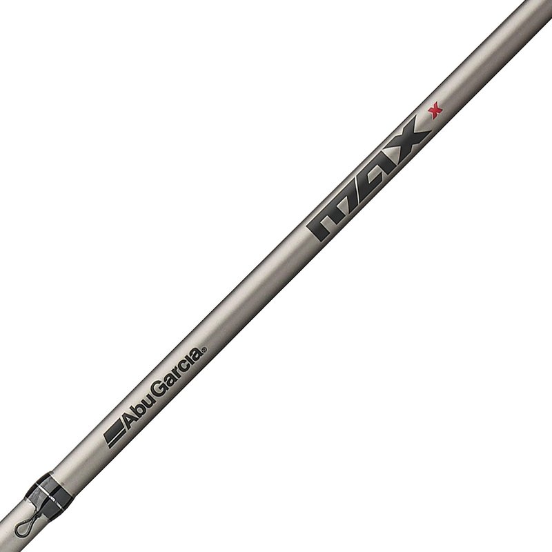 Abu Garcia Max X Baitcast Reel and 6'6" 1-Piece Fishing Rod Combo, Graphite Composite Rod Blank Construction, Split EVA Handles
