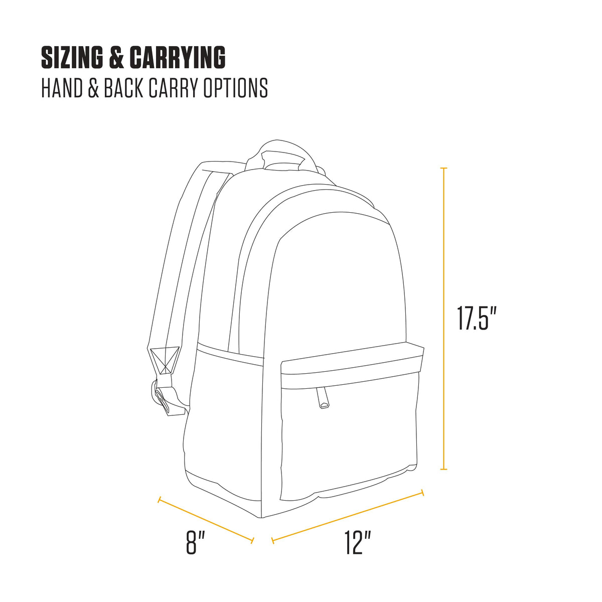 Carhartt 21L Classic Laptop Backpack, Water-Resistant Pack W/ 15" Laptop Sleeve and Organizational Compartments, Greenstone